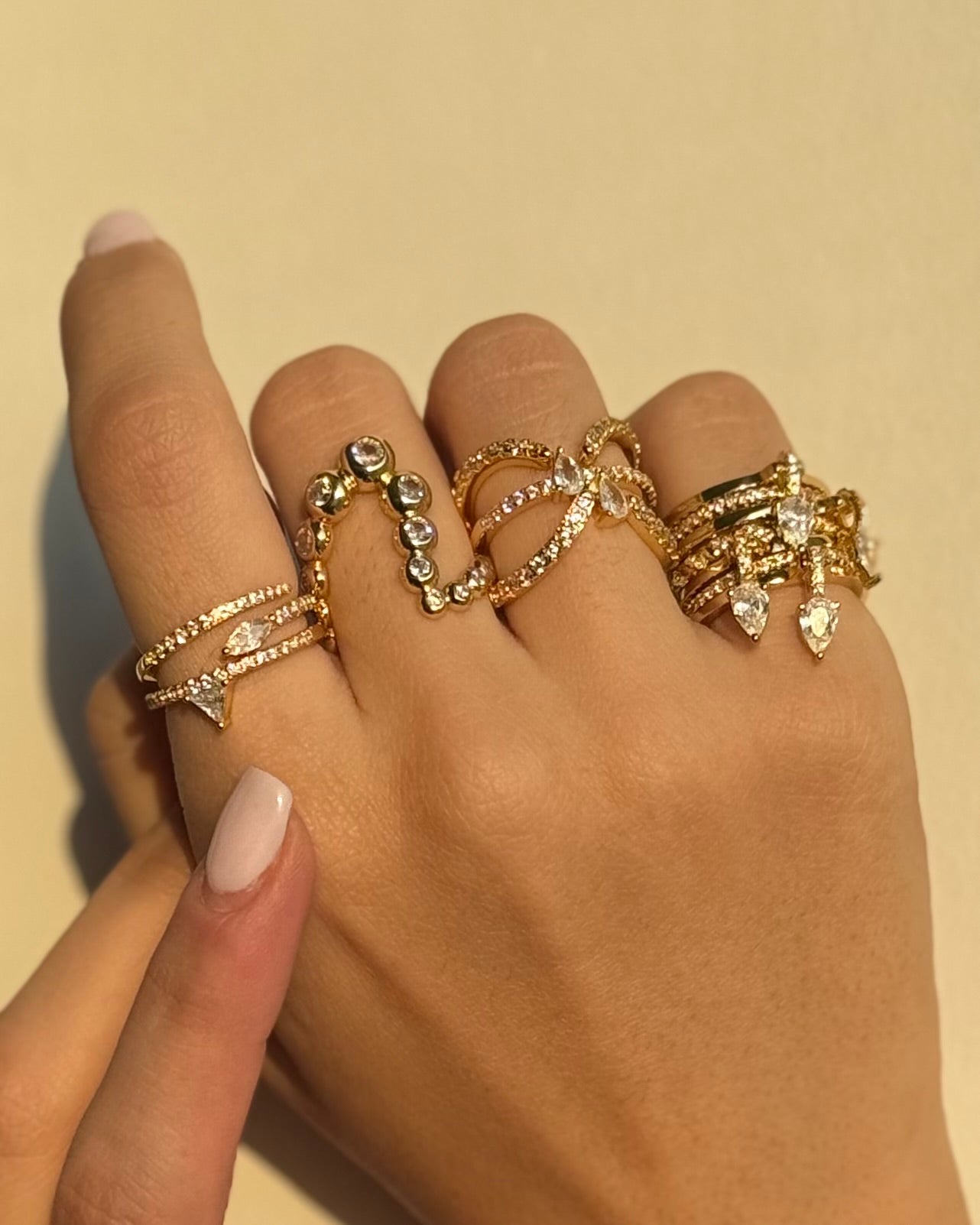 ‘Quinn’ Ring Set