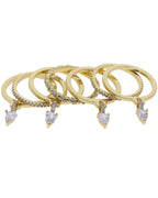 ‘Quinn’ Ring Set